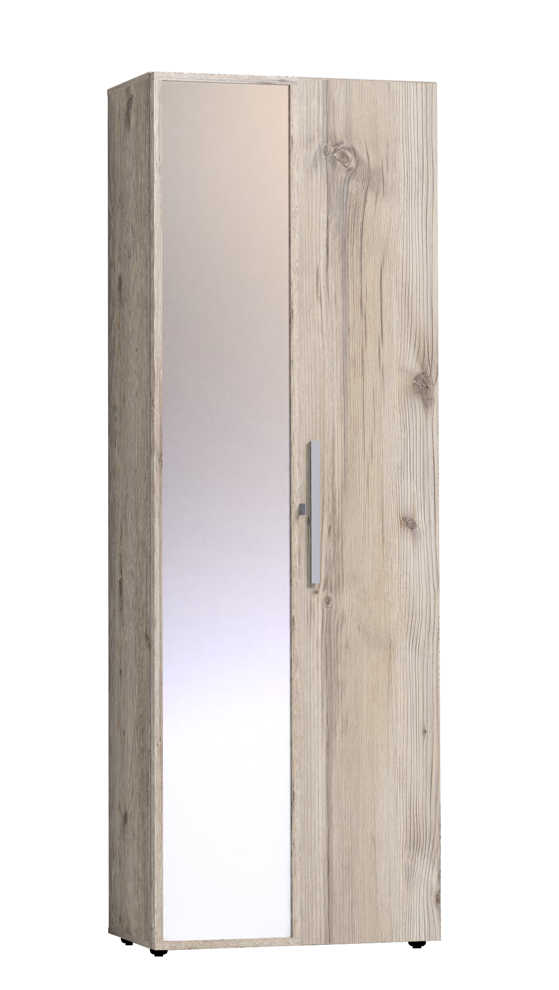 Шкаф для одежды с зеркалом Nature 92, гаскон пайн