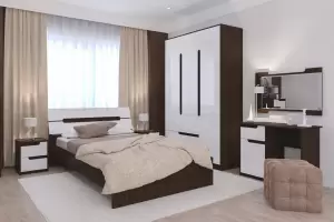 Гавана спальня (Белый Глянец)