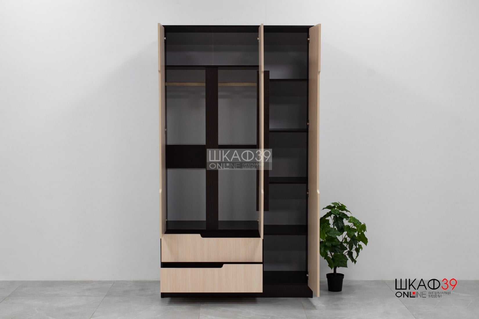 Гавана спальня модульная  Венге/Дуб молочный