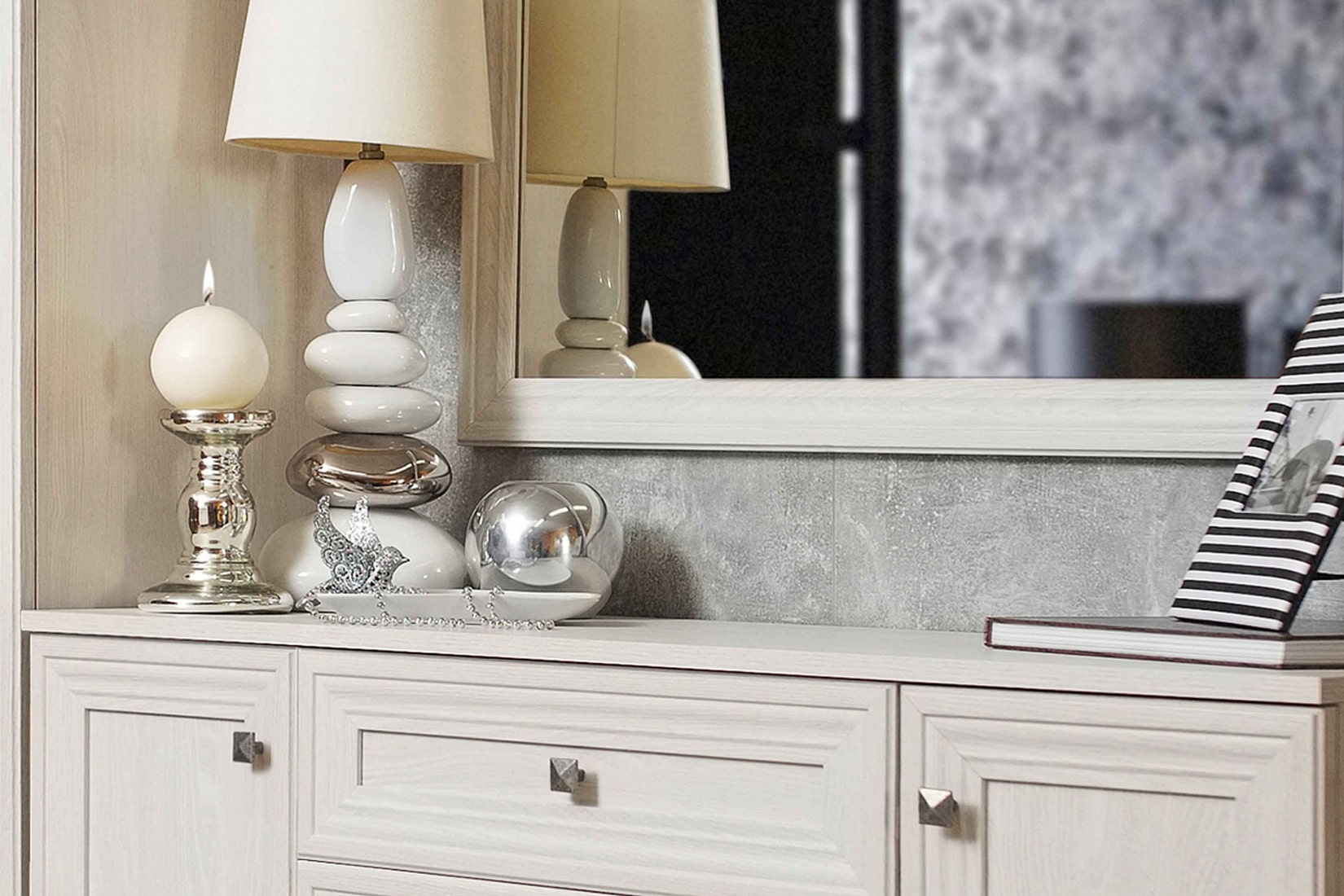 Paola прихожая модульная Ясень Анкор светлый