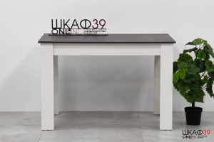 Промо тип 2 Стол обеденный (Белый/Ателье темный)