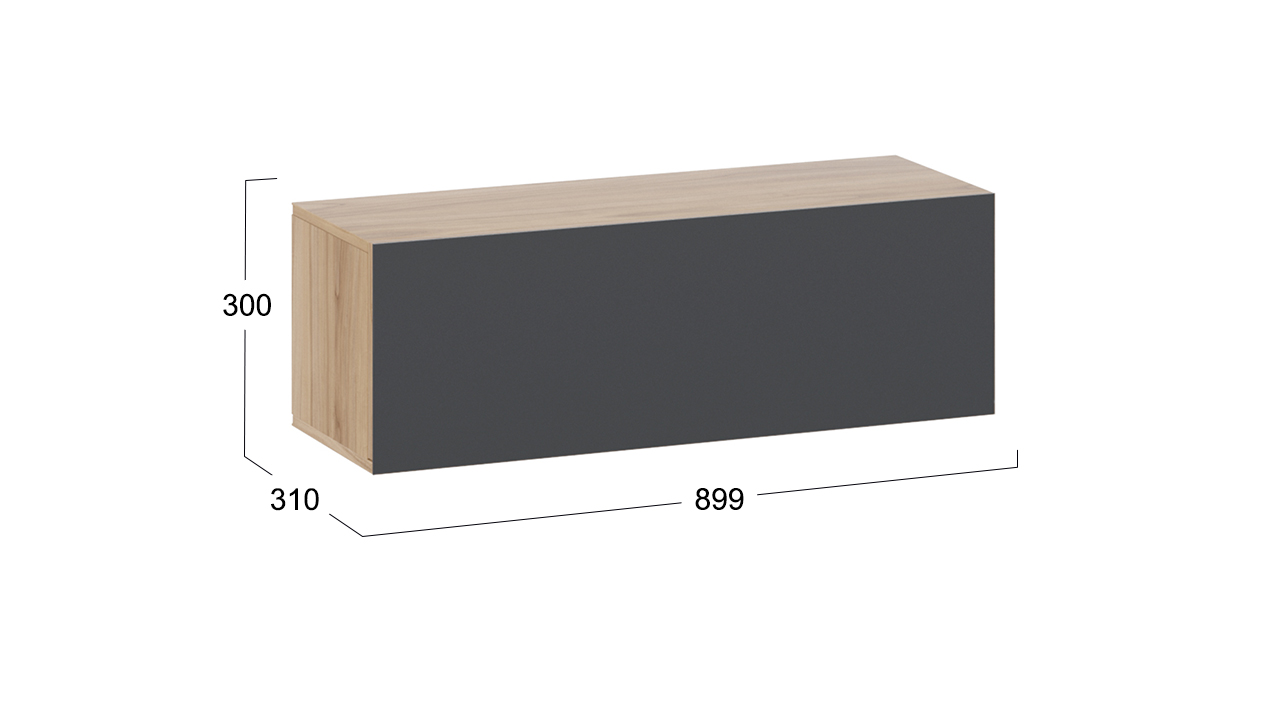 Шкаф навесной «Глосс»