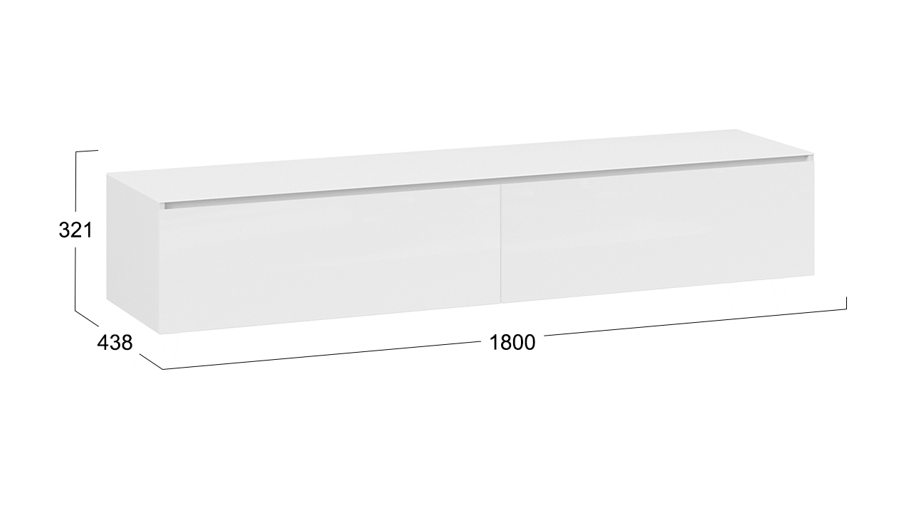 Тумба ТВ «Глосс»