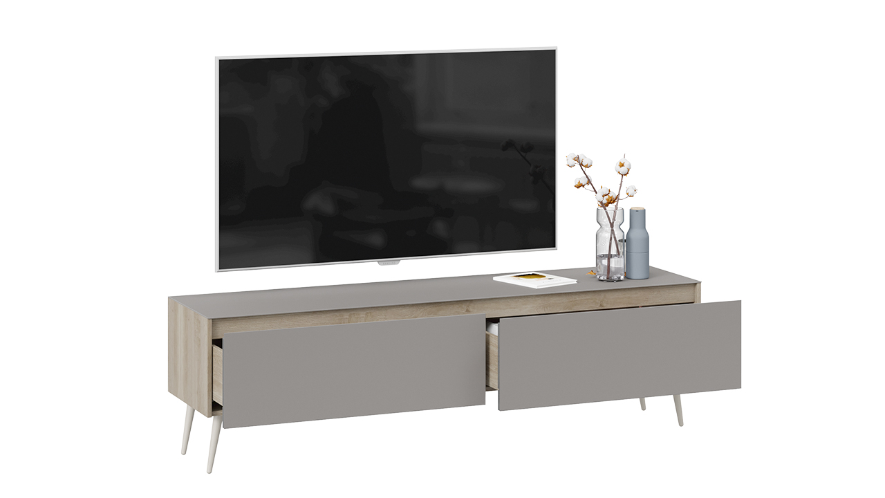 Тумба ТВ «Глосс» с опорами