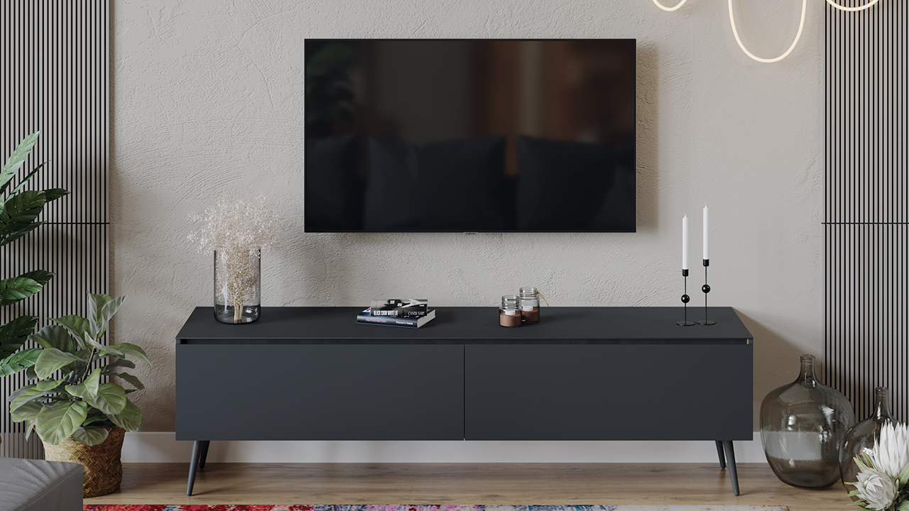 Тумба ТВ «Глосс» с опорами