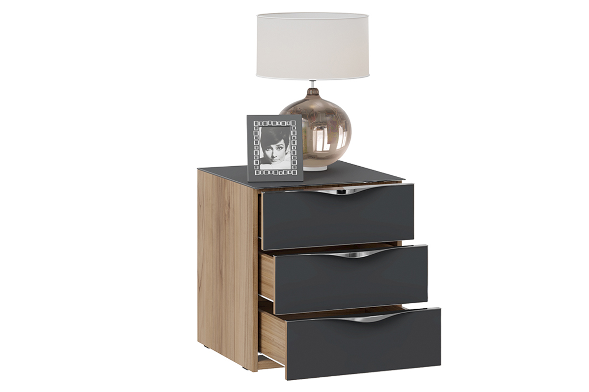 Тумба прикроватная с 3 ящиками «Глосс»