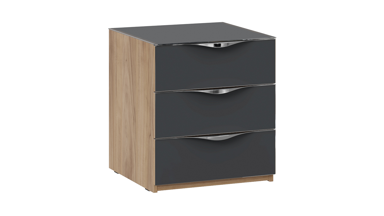 Тумба прикроватная с 3 ящиками «Глосс»