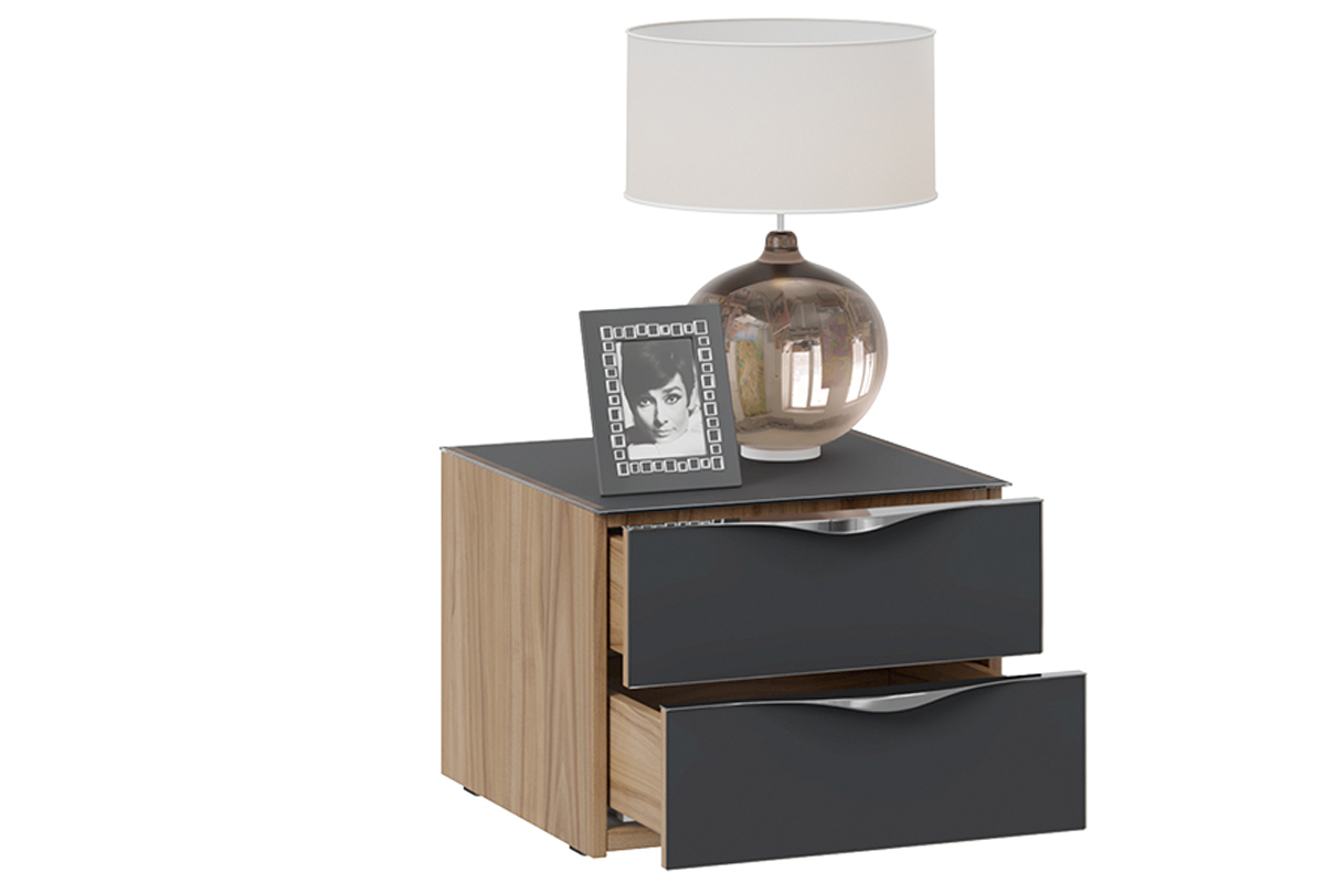 Тумба прикроватная с 2 ящиками «Глосс»