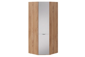 Шкаф угловой с зеркальной дверью «Глосс»