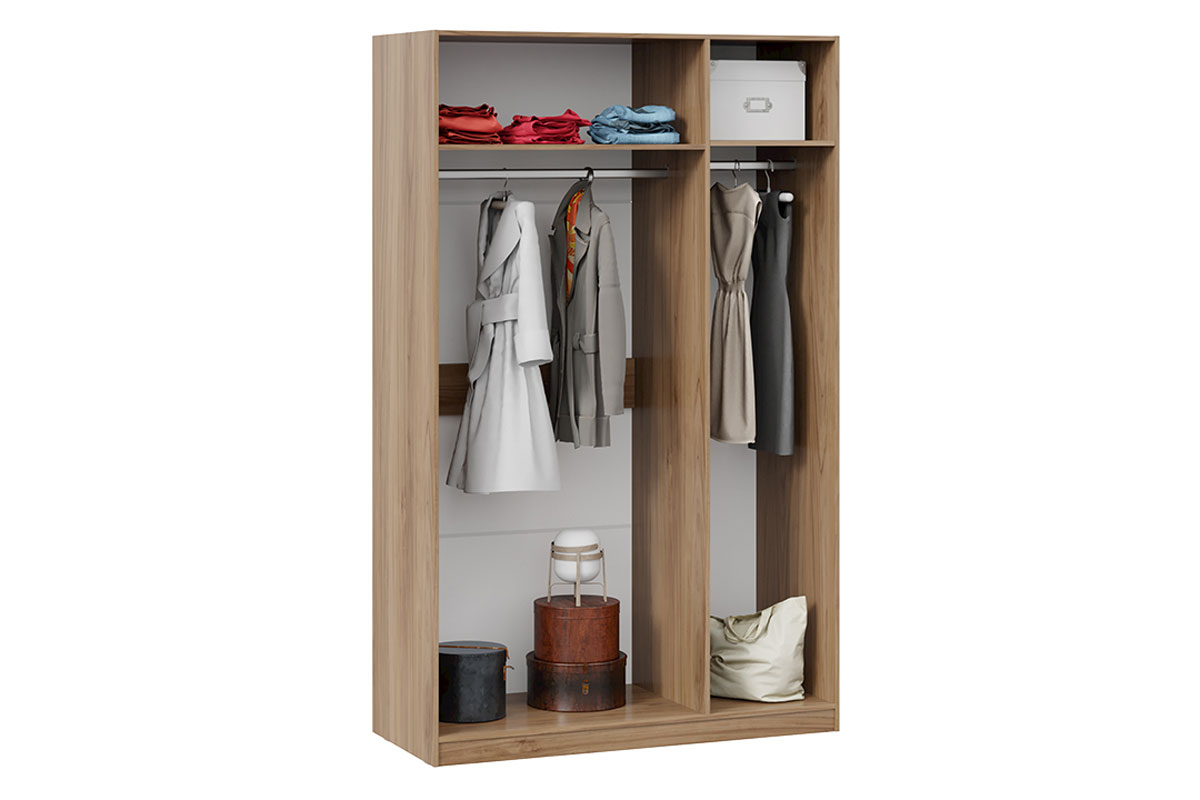 Шкаф комбинированный с 3 дверями со стеклом «Глосс»