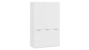 Шкаф комбинированный с 3 дверями со стеклом «Глосс»