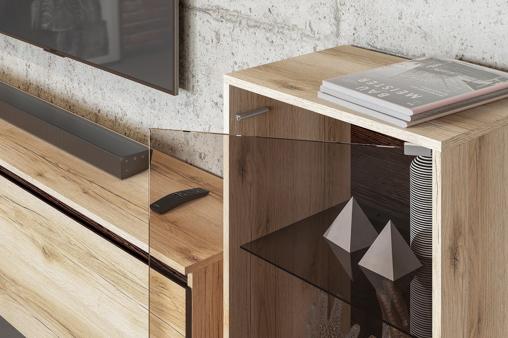 Берген гостиная модульная Дуб Делано/Венге 