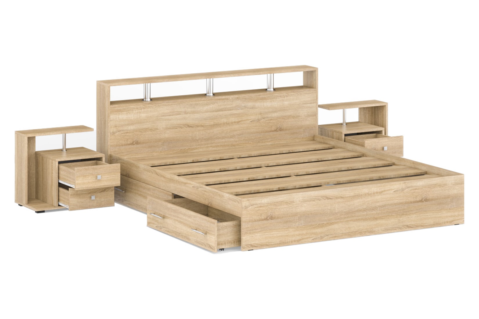 Камелия спальня модульная Дуб сонома