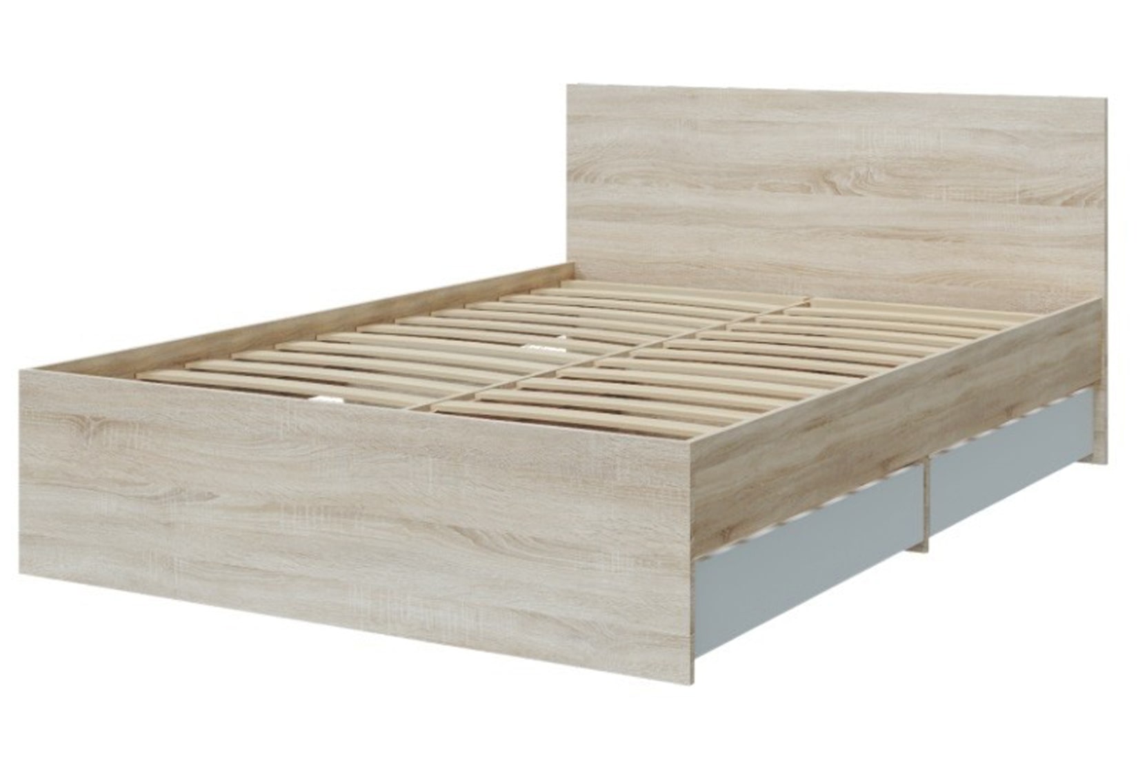 Лори спальня модульная Дуб крафт серый, Дуб сонома/Белый