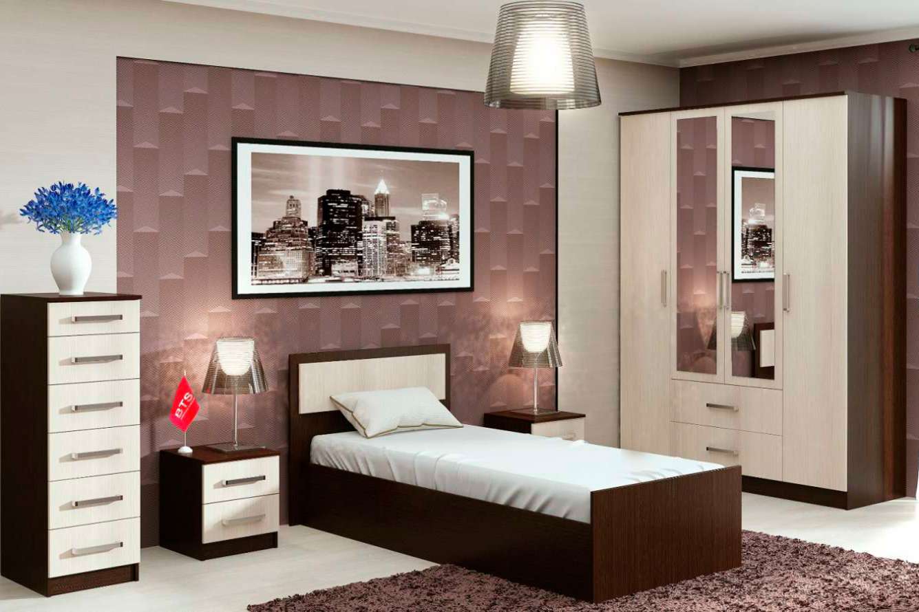 Фиеста спальня венге