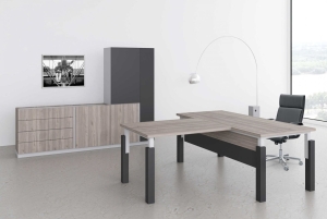 MODERN мебель для офиса Дуб серый/Антрацит