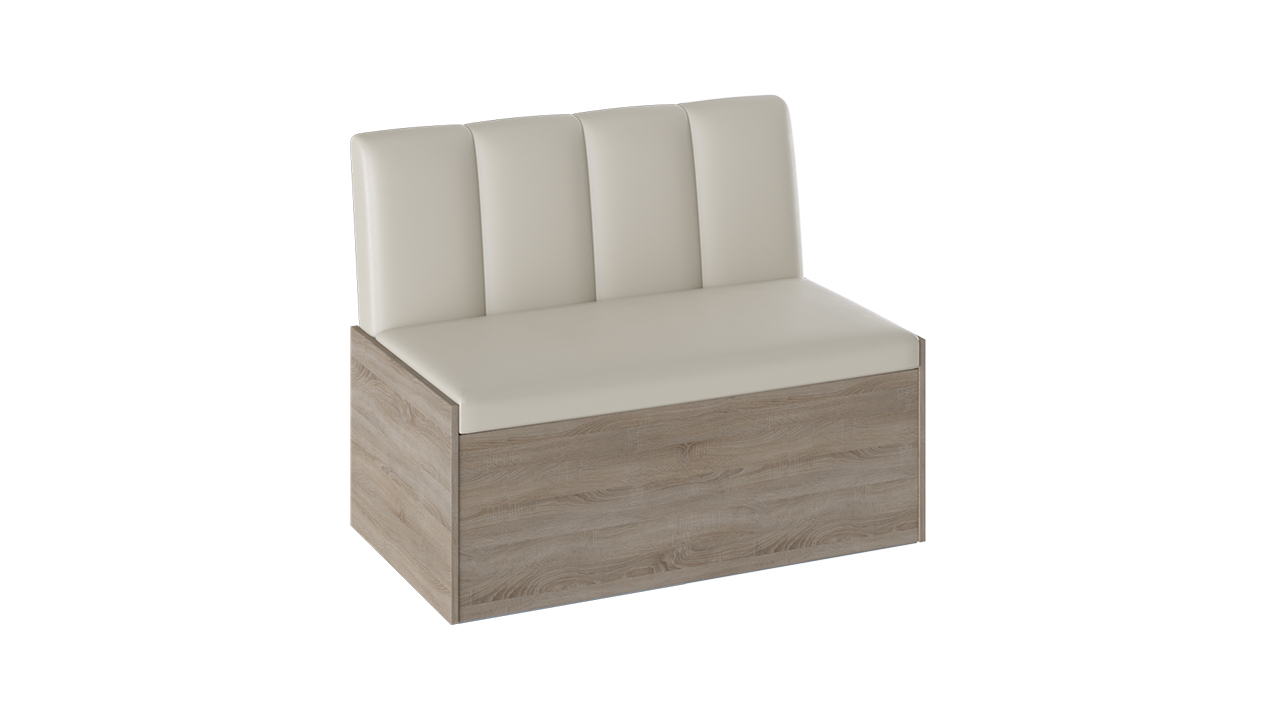 Верона диван кухонный Трюфель/Кожзам Nitro Cream