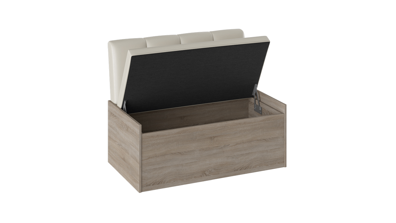 Верона диван кухонный Трюфель/Кожзам Nitro Cream