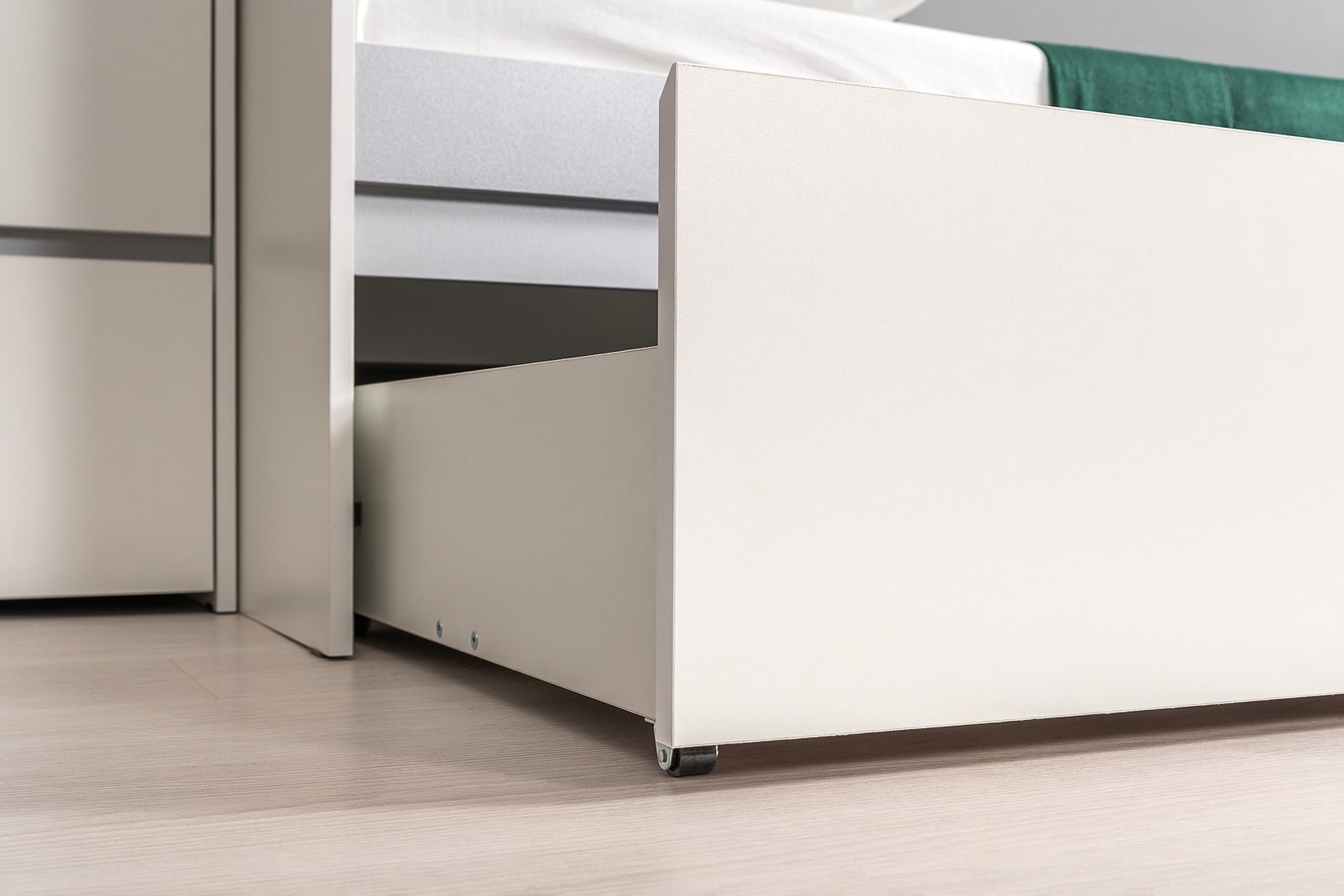 Торонто молодёжная комната Белый/Стальной серый