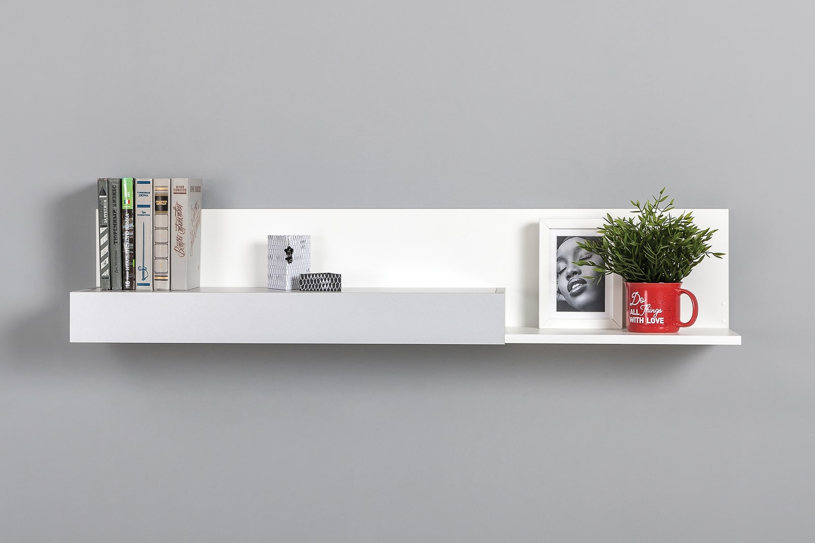 Торонто молодёжная комната Белый/Стальной серый