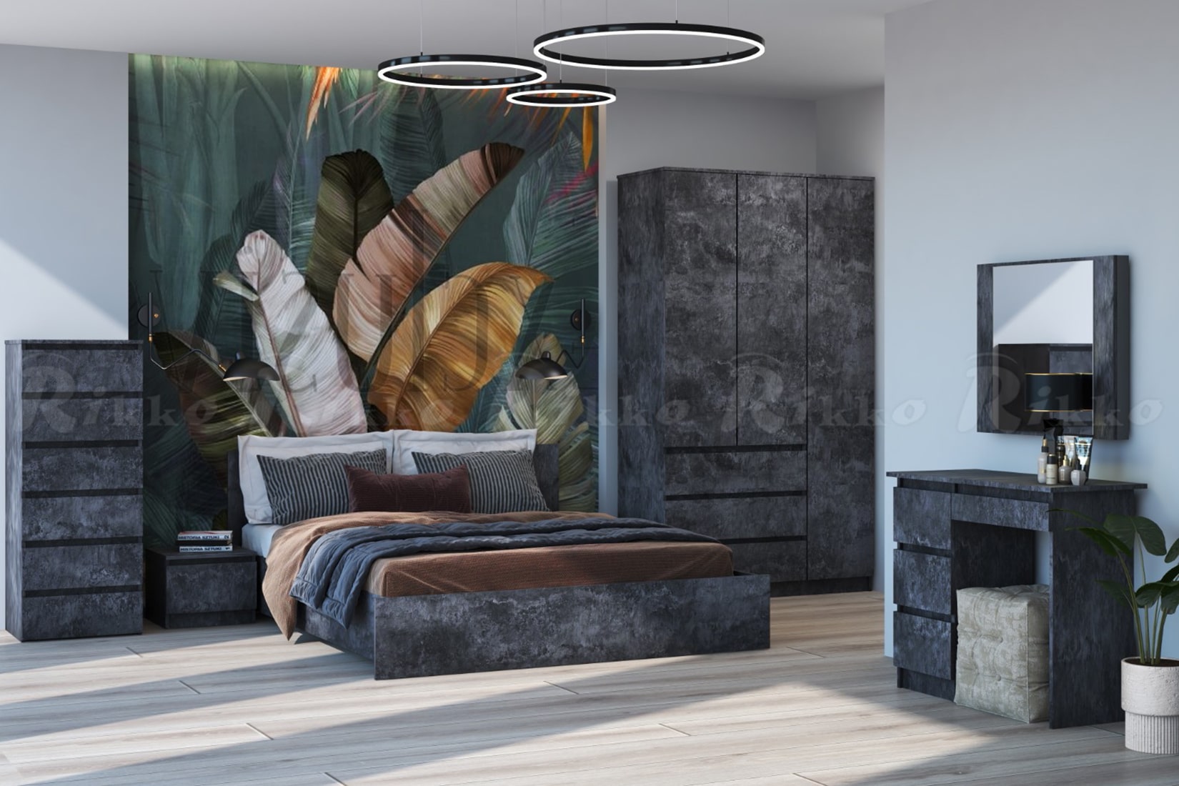 Аванта спальня модульная (РиКко)