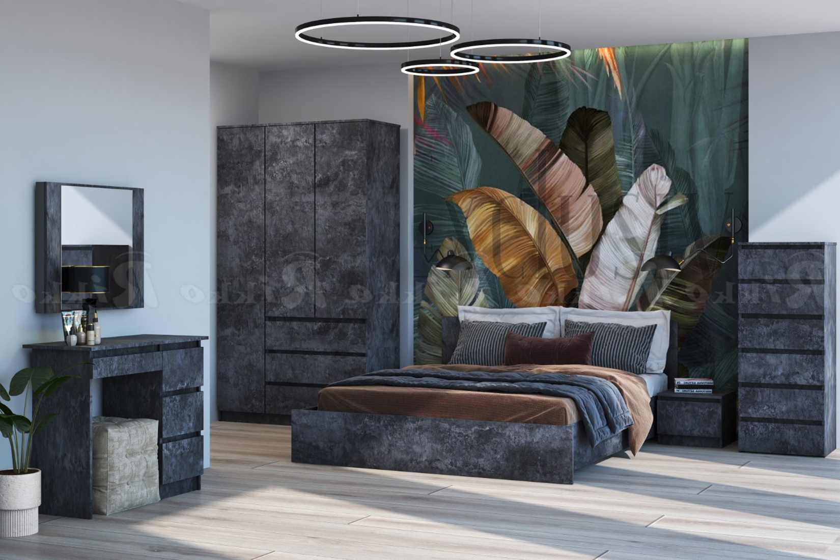 Аванта спальня модульная (РиКко)