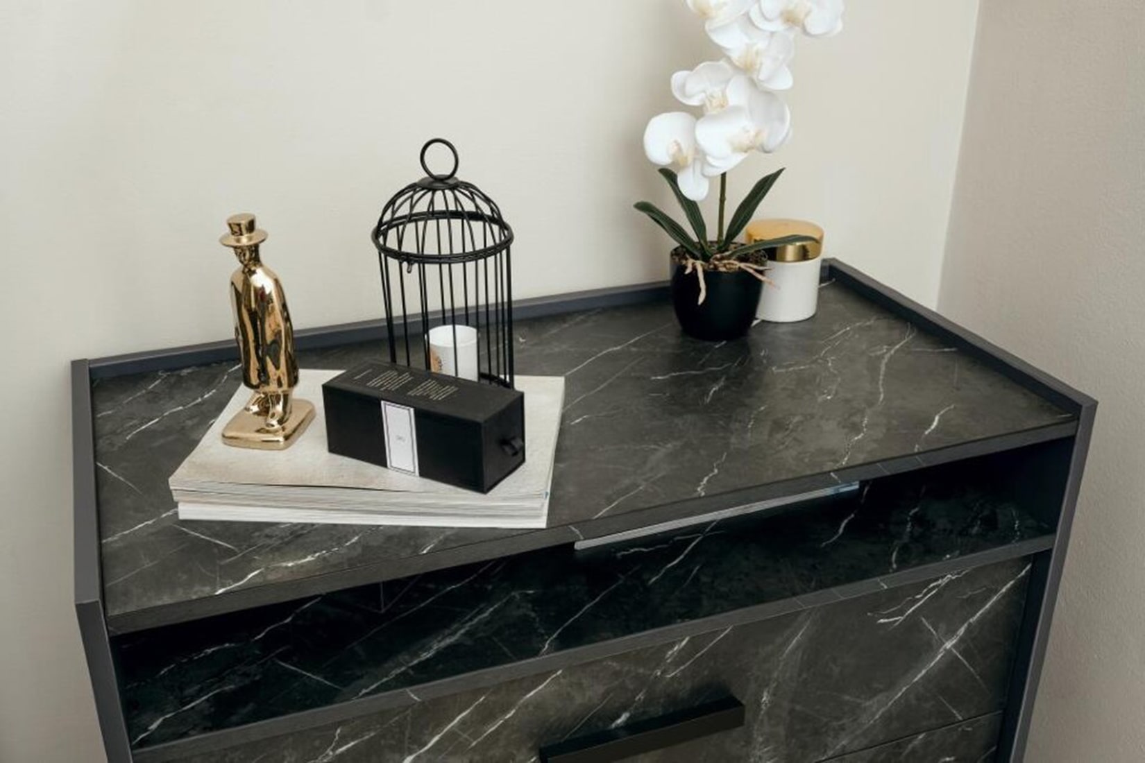 Айрис спальня модульная Антрацит/Креатель