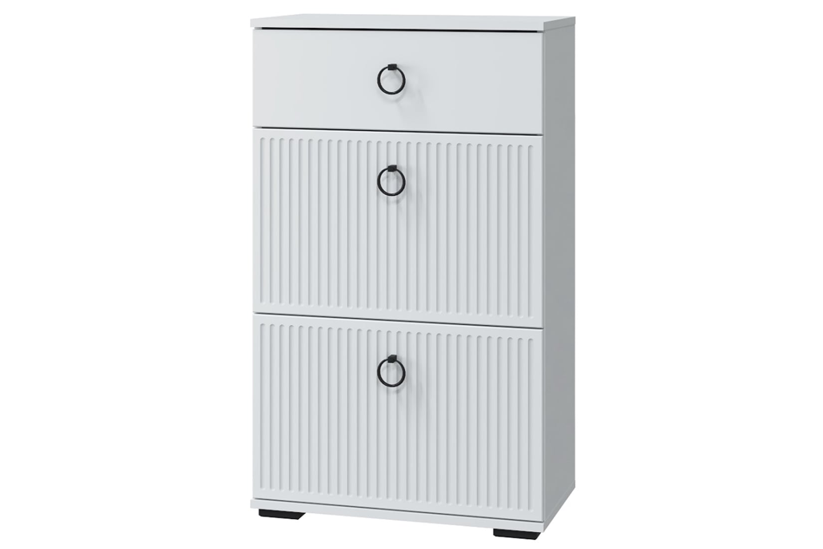 Шарлиз прихожая модульная Белое сияние/Белый Снег Софт