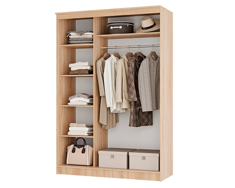 Шкаф-купе Сакура 150 см, дуб сонома