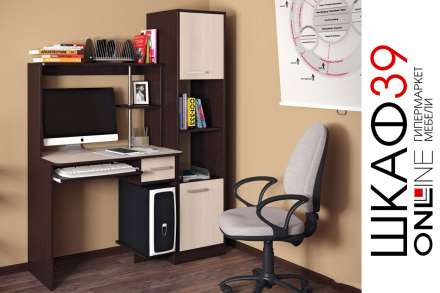 Стол компьютерный с пеналом Дебют