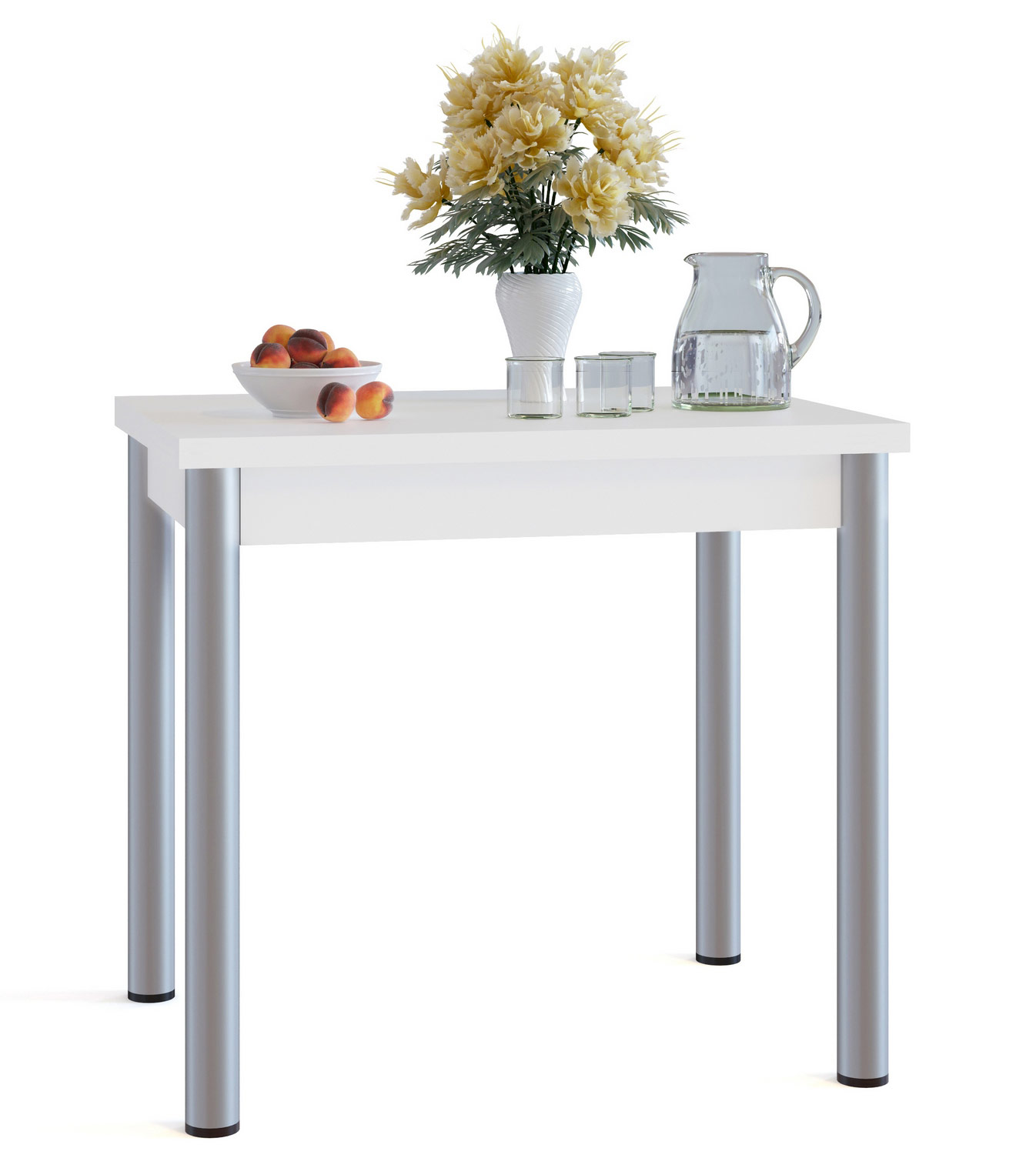 Стол обеденный Сокол СО-1м(БУКВА М!!!) раскладной белый