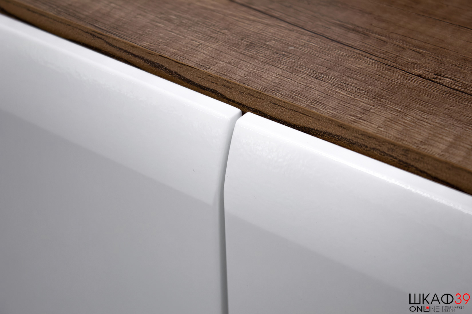 Наоми спальня/детская и гостиная Белый глянец/Дуб каньон (BTS)