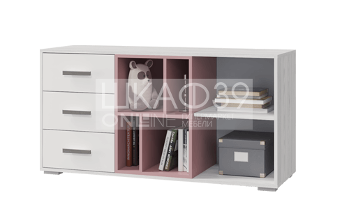 Тумба универсальная с полками Лило