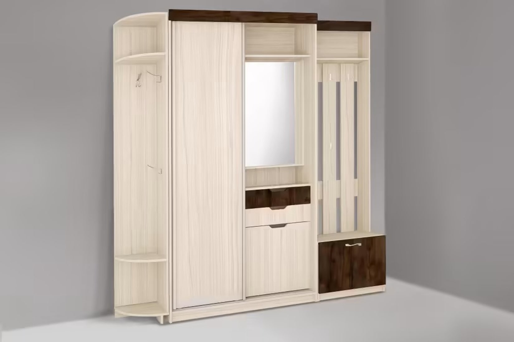 Ева-2 прихожая модульная Туя светлая/Туя темная