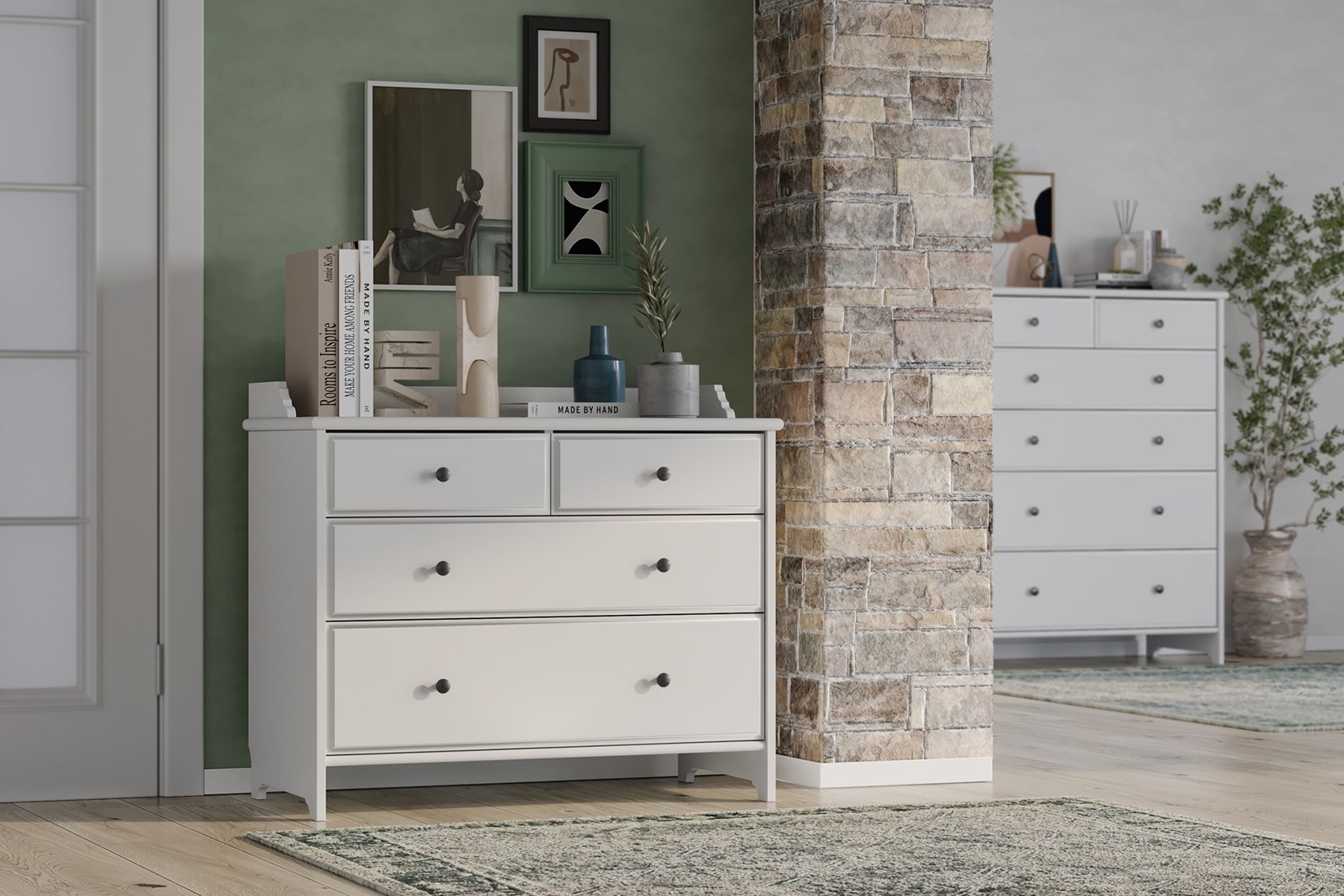 Вествик спальня модульная Белый