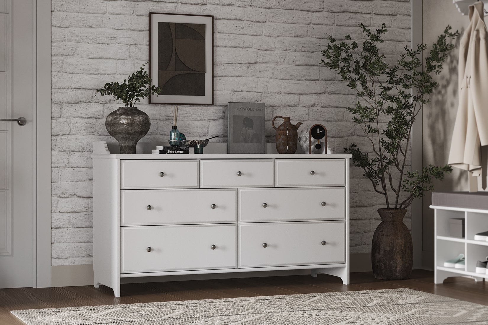 Вествик спальня модульная Белый