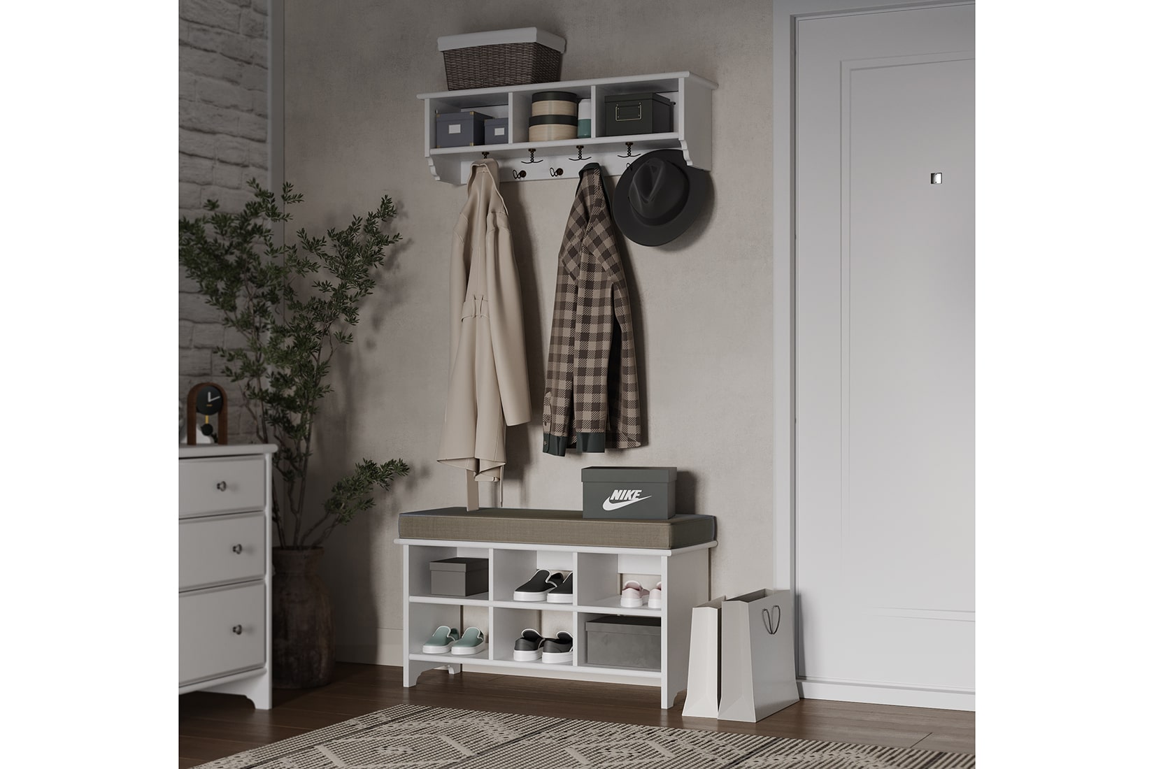 Вествик спальня модульная Белый