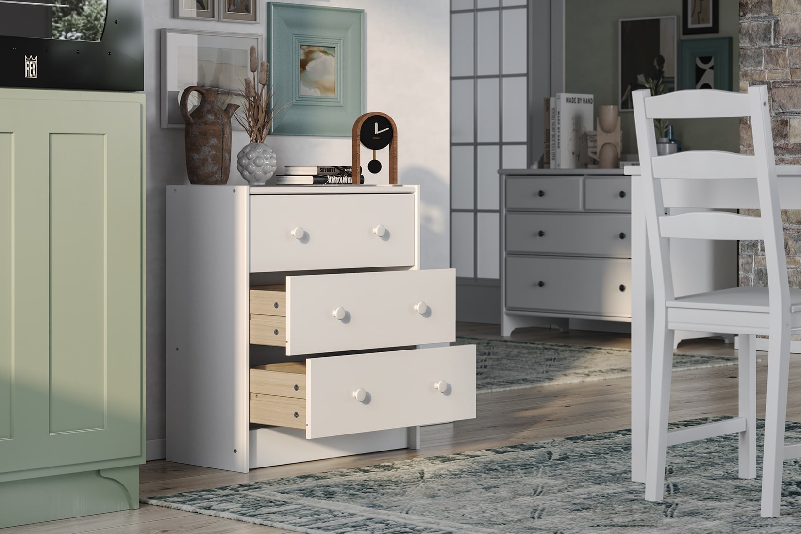 Вествик спальня модульная Белый