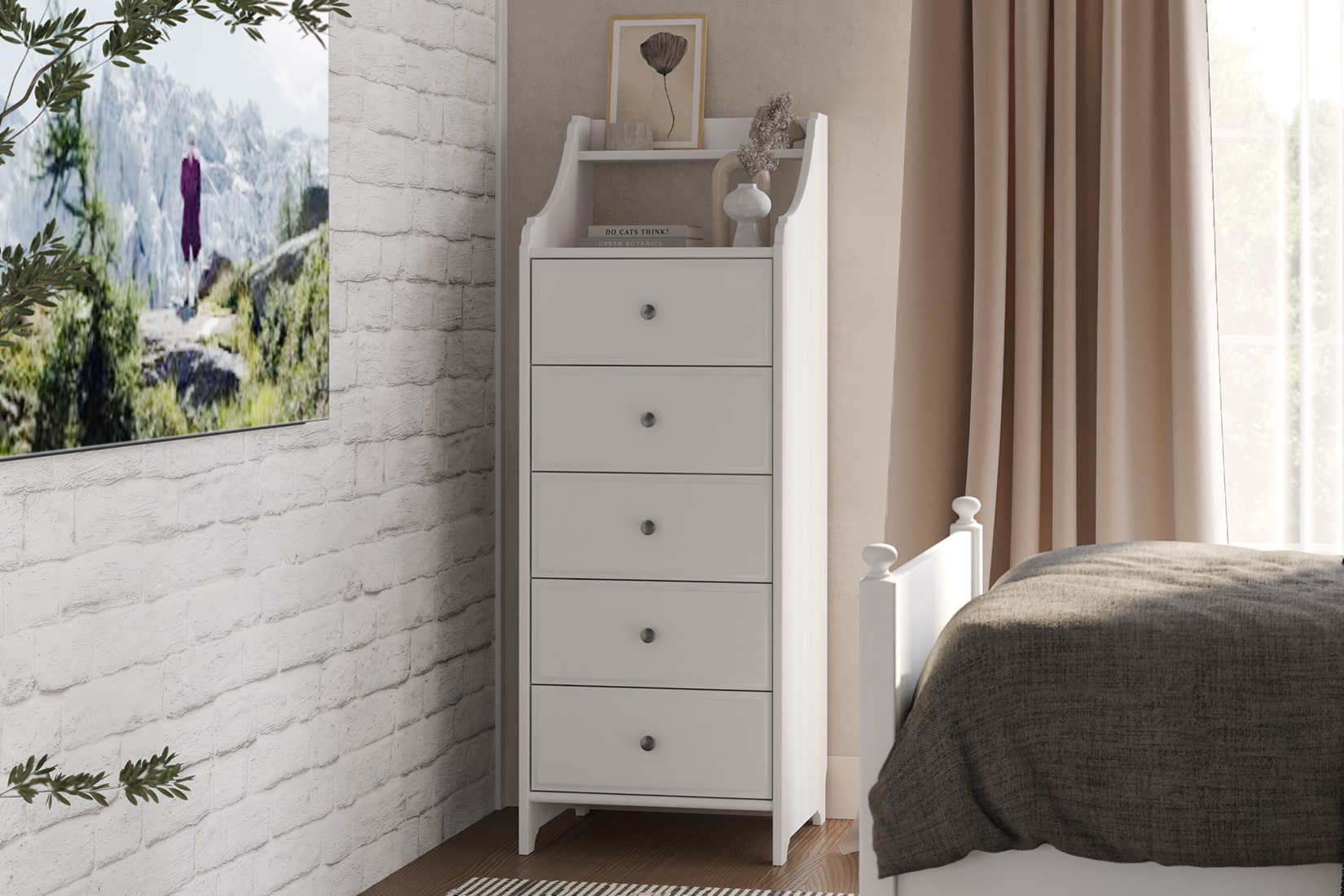 Вествик спальня модульная Белый