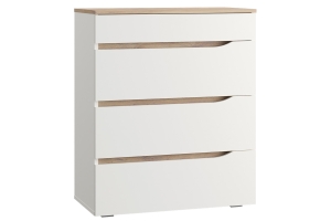 Муссон Комод 13.97 Дуб эндгрейн/Белый