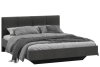 Элис Кровать 160 с орт. осн. Велюр графит