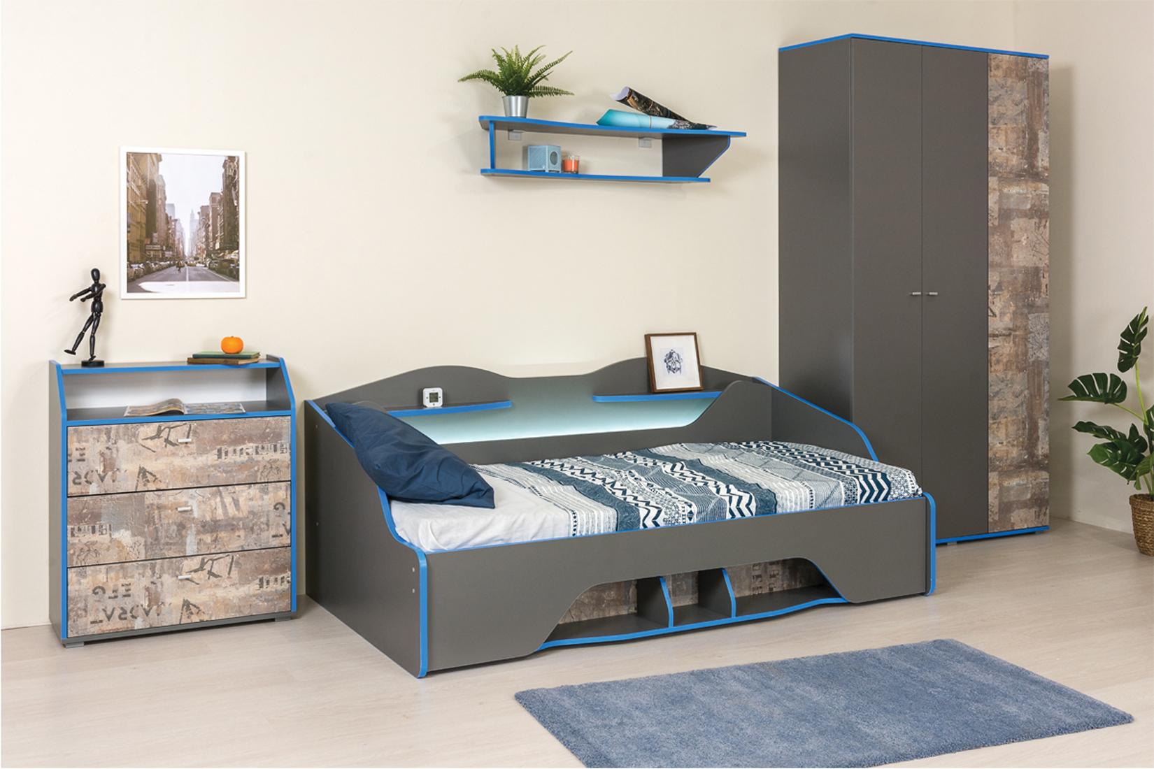 Индиго  Шкаф 13.06