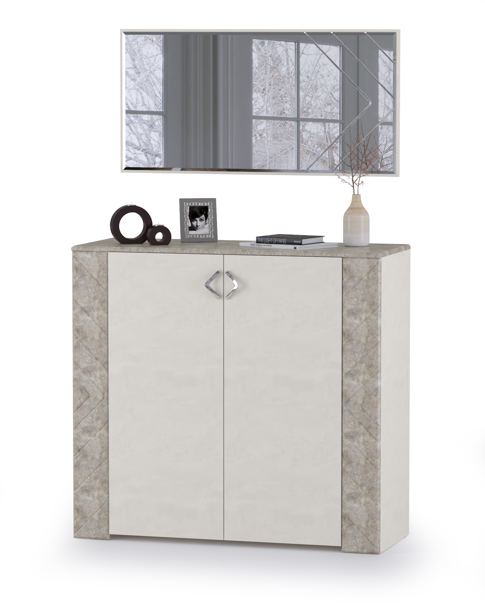 Амели Комод с зеркалом  (13.107+03.240)