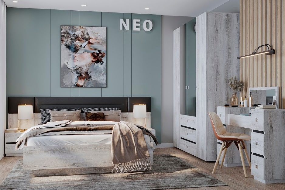 Neo спальня модульная Дуб шавиниган