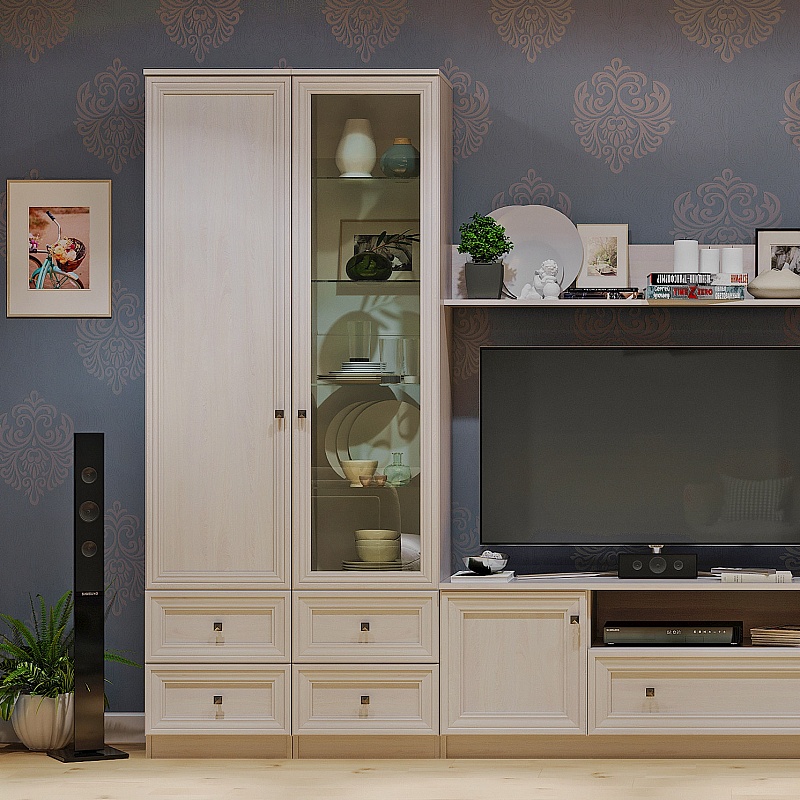 Paola Комплект 1 Стенка ясень анкор светлый