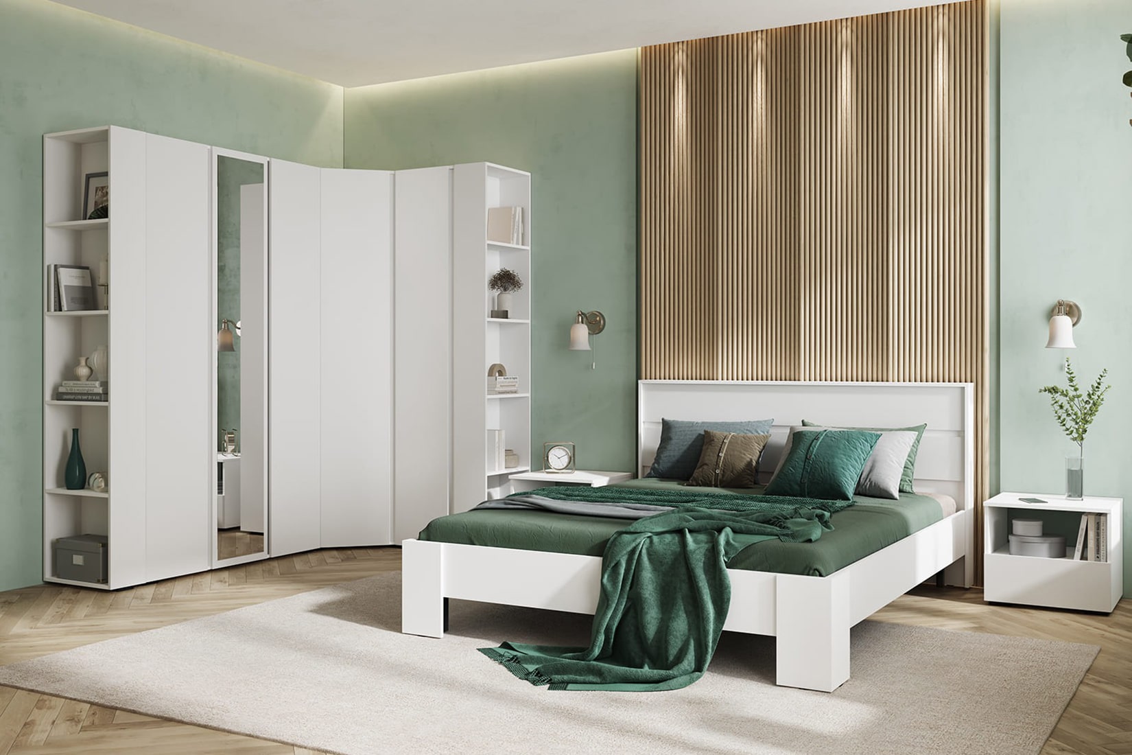 Хелен спальня и гостиная модульная