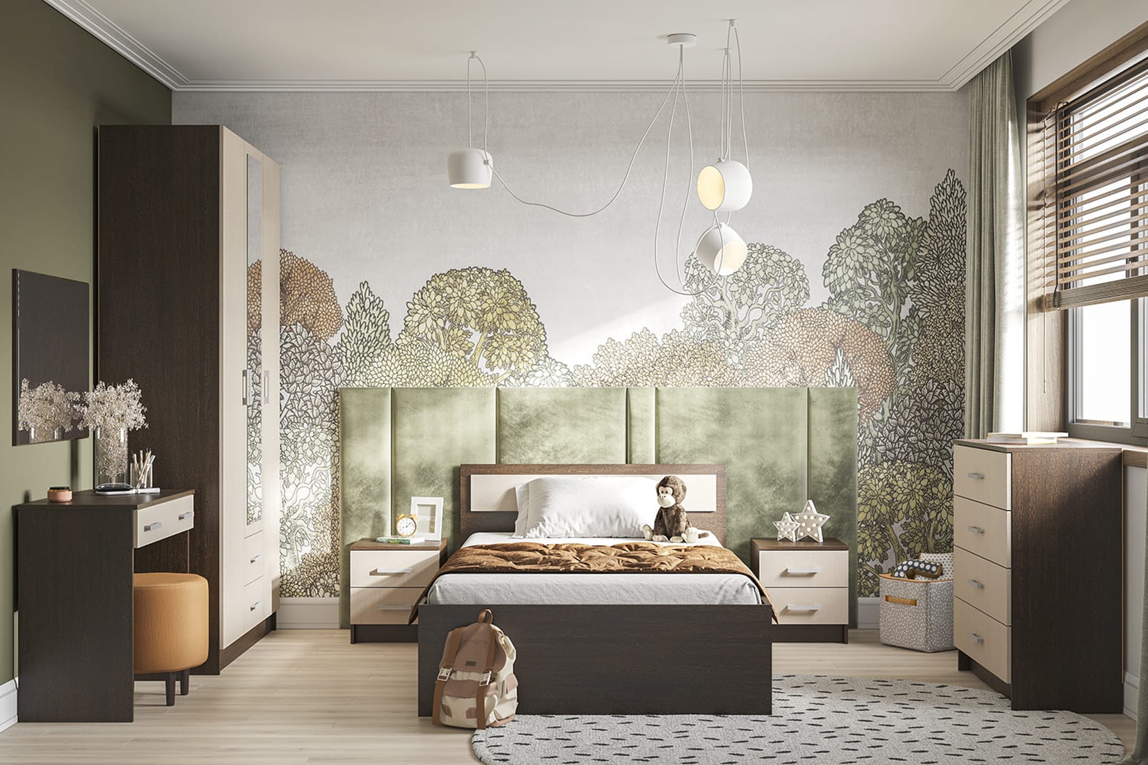 Гармония спальня модульная