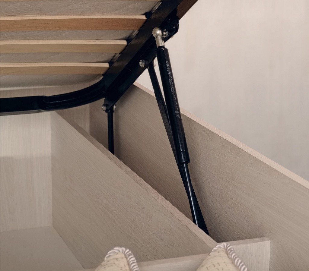 Кровать с подъемным механизмом Paola 308 Люкс 140х200, патина