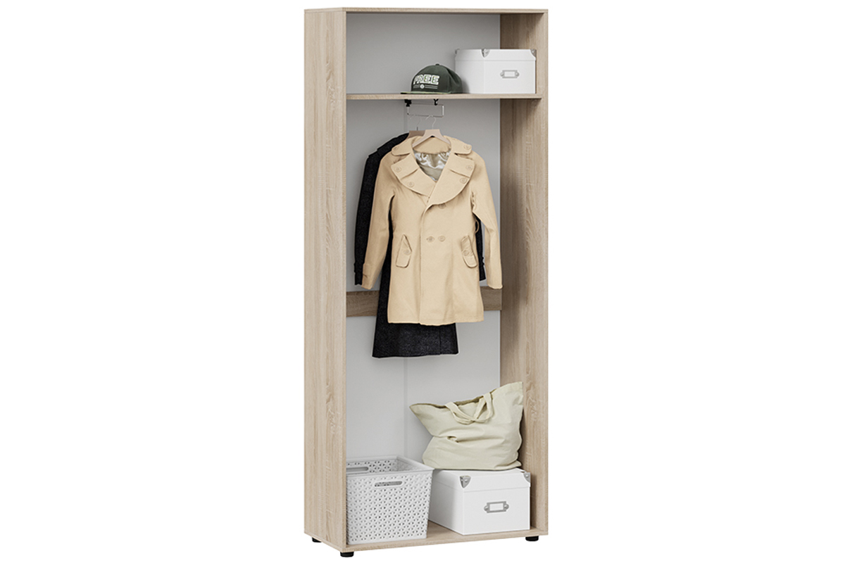 Шкаф комбинированный «Витра» тип 1 Дуб сонома/Белый ясень