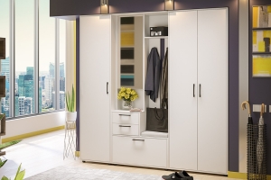 Прихожая «Витра» Белый Ясень